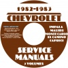 1982-1983 CHEVY SERVICE MANUALS REPAIR, OVERHAUL, AND BODY MANUALS